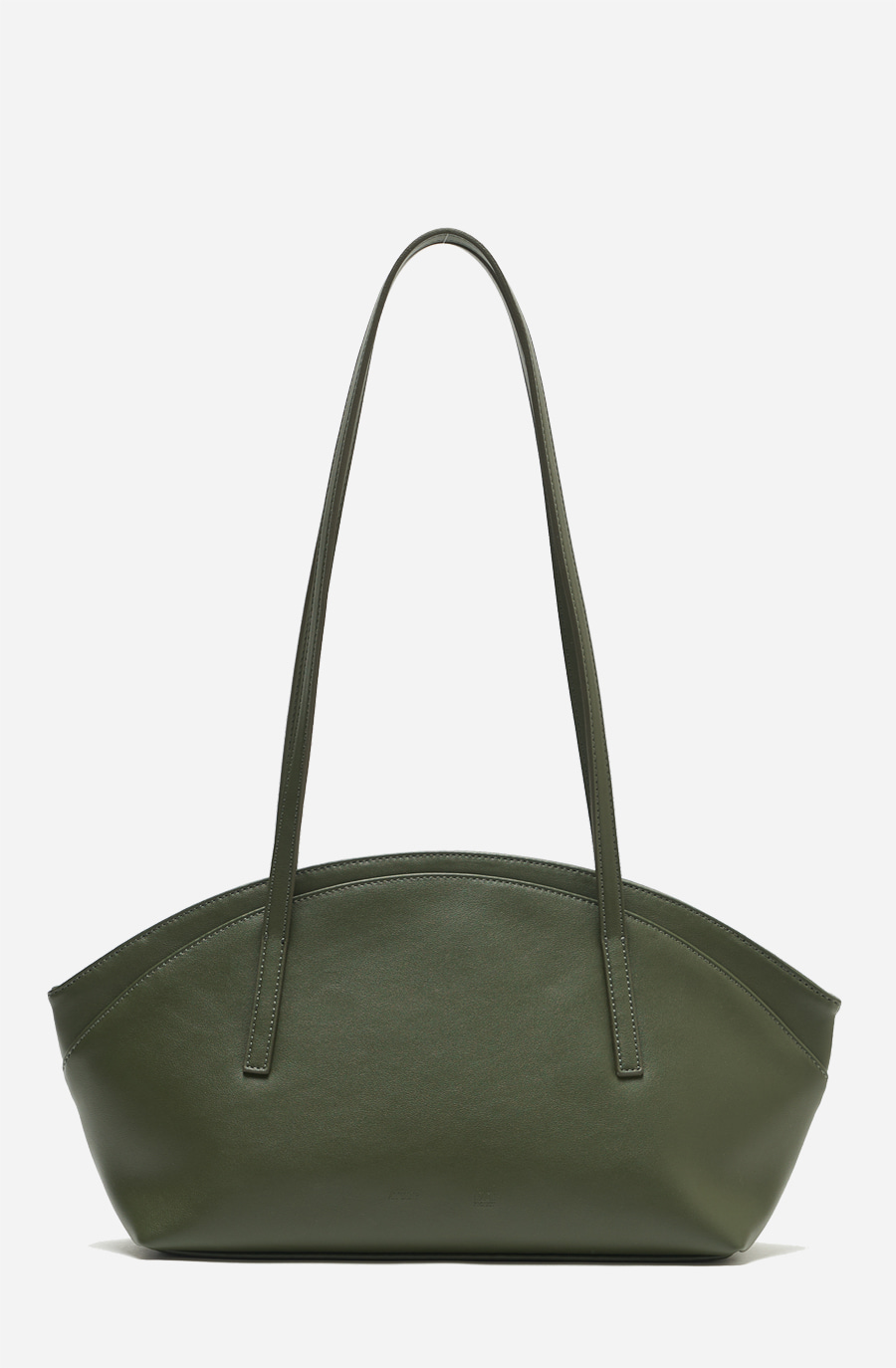 SMALL CLAM BAG (solid deep green)